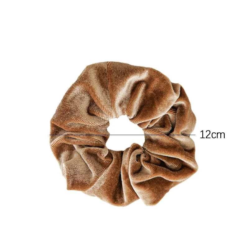 Fabric Scrunchie Elastic Hair Band for Ponytail and Bun Styling