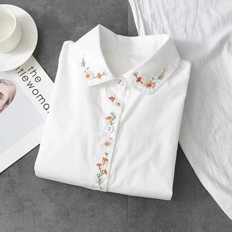 Women's Long Sleeve Button Front Shirt