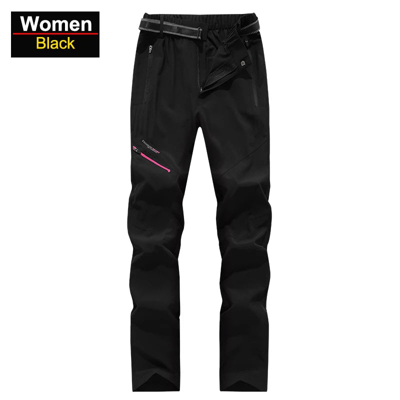 Women's Quick Dry Lightweight Hiking Pants with Zipper Pockets