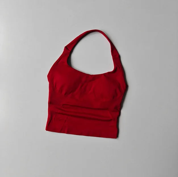 Women's Halter Neck Longline Tank Top