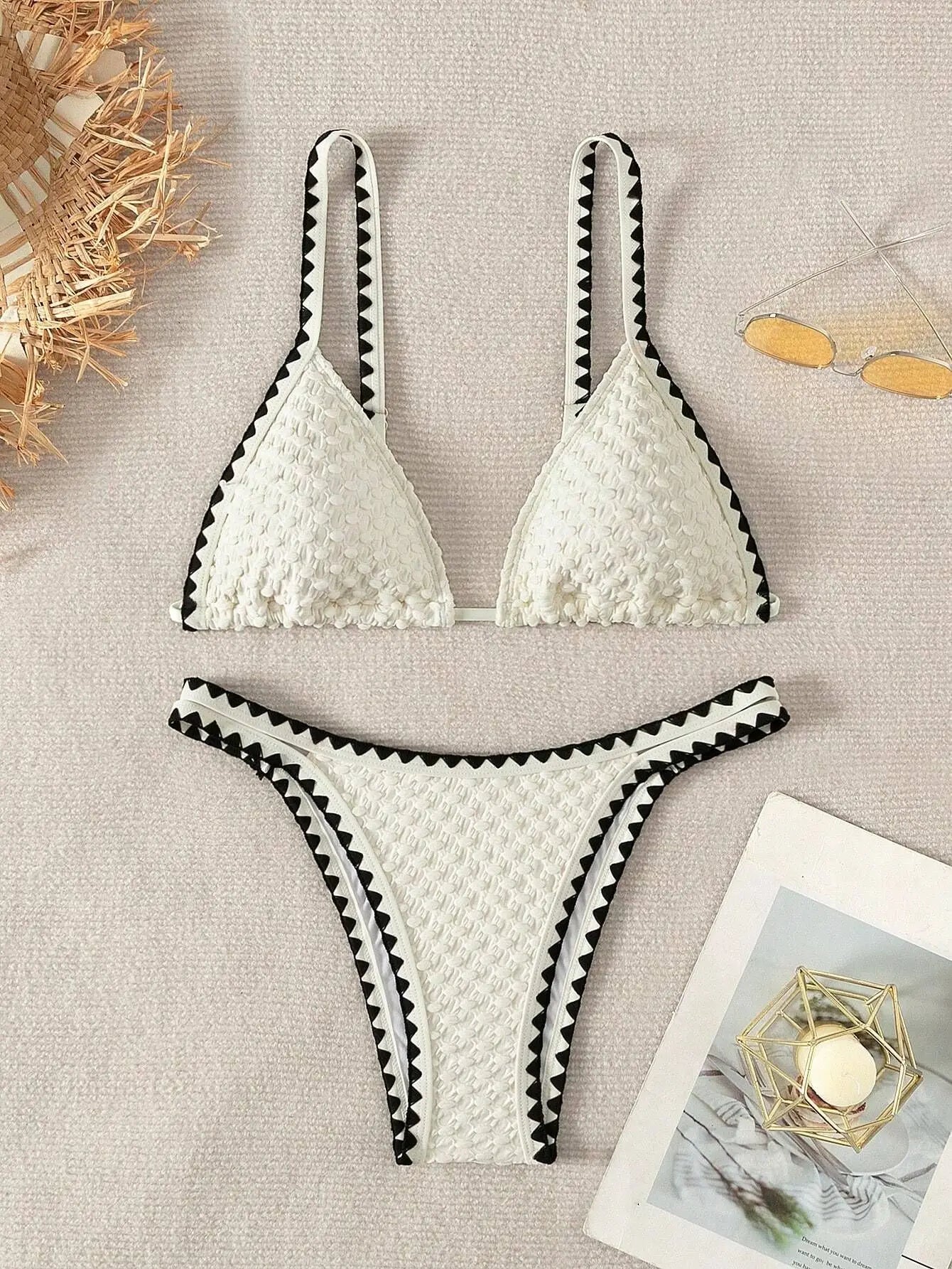 White Bandeau Bikini