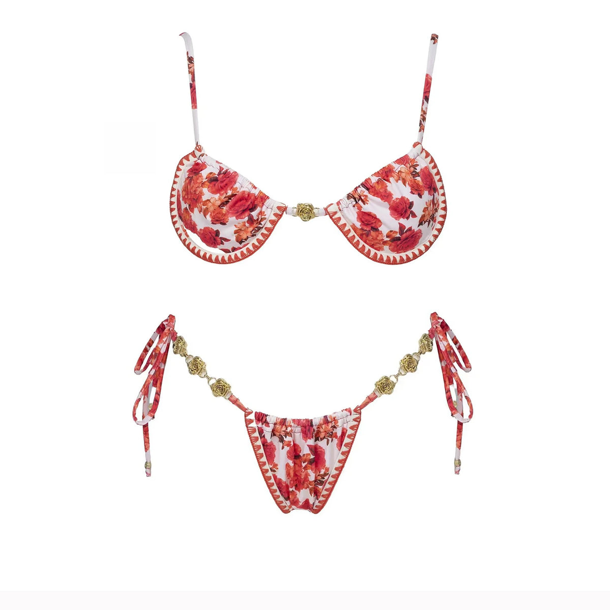 Printed Bikini with Matching Cover-Up