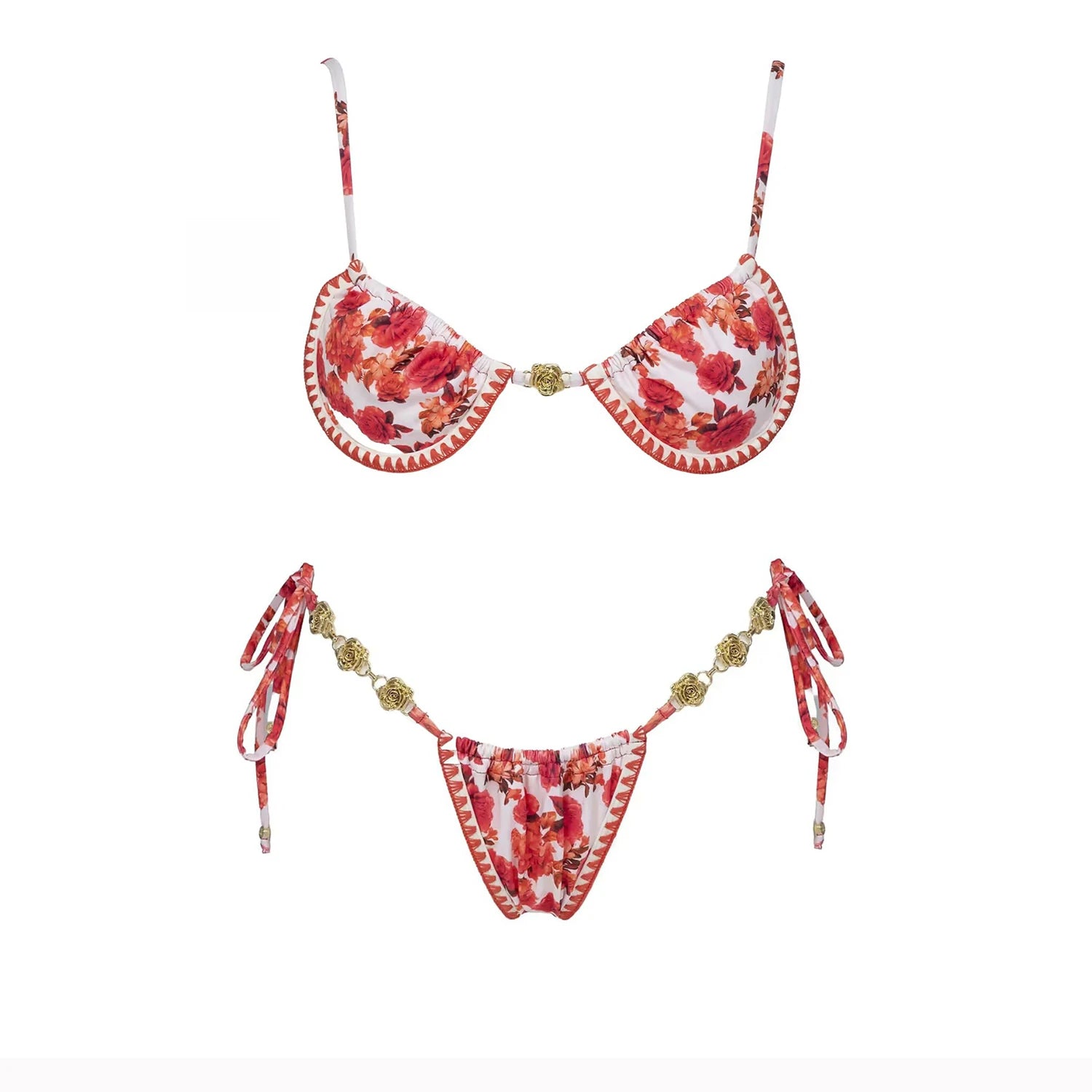 Printed Bikini with Matching Cover-Up