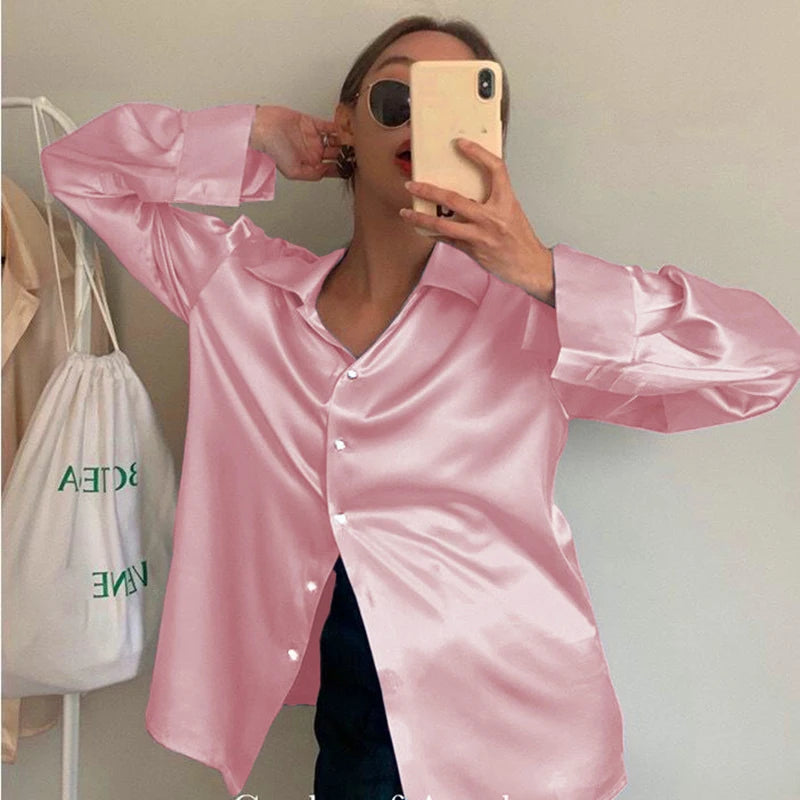 Women's Collared Long Sleeve Shirt