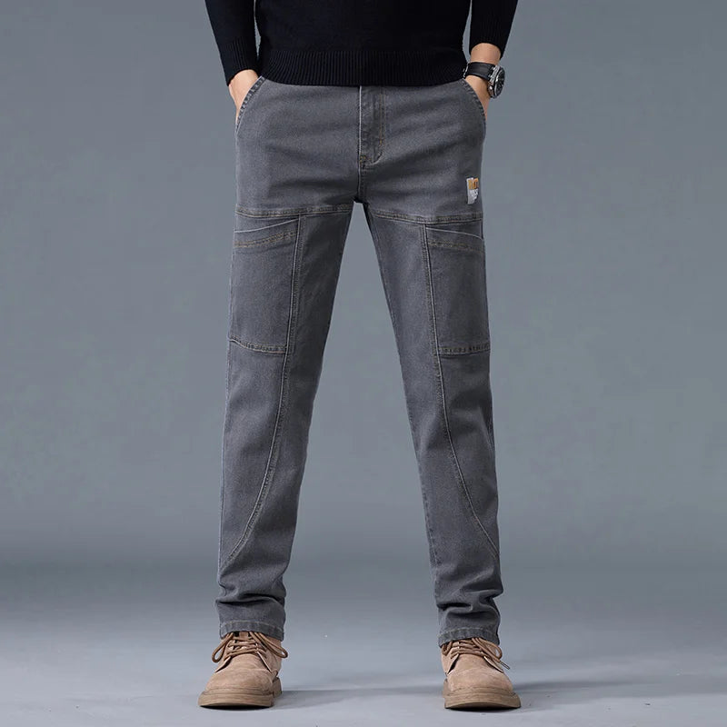 Men's Straight Leg Denim Jeans for Casual Everyday Wear
