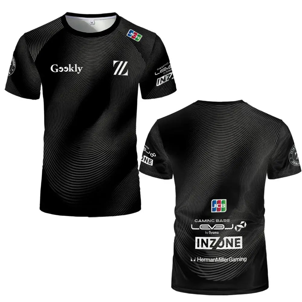 Zeta Division Esports Short Sleeve T-shirt For Sports Outfits