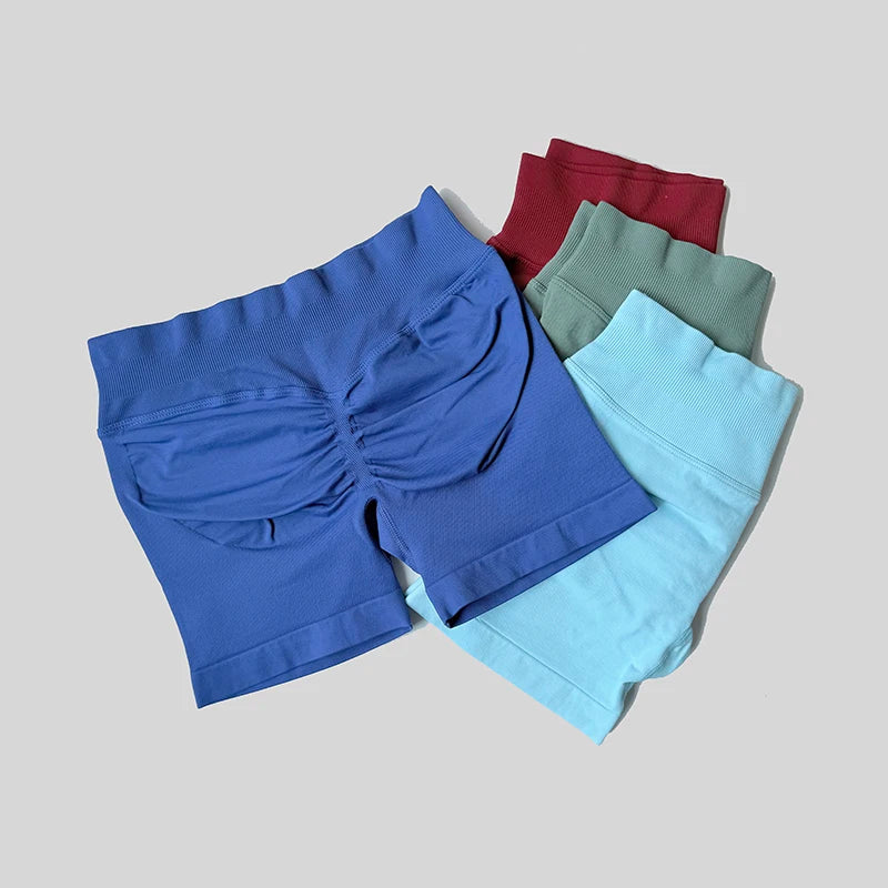 Women’s High Waist Breathable Yoga Shorts for Gym, Running & Cycling