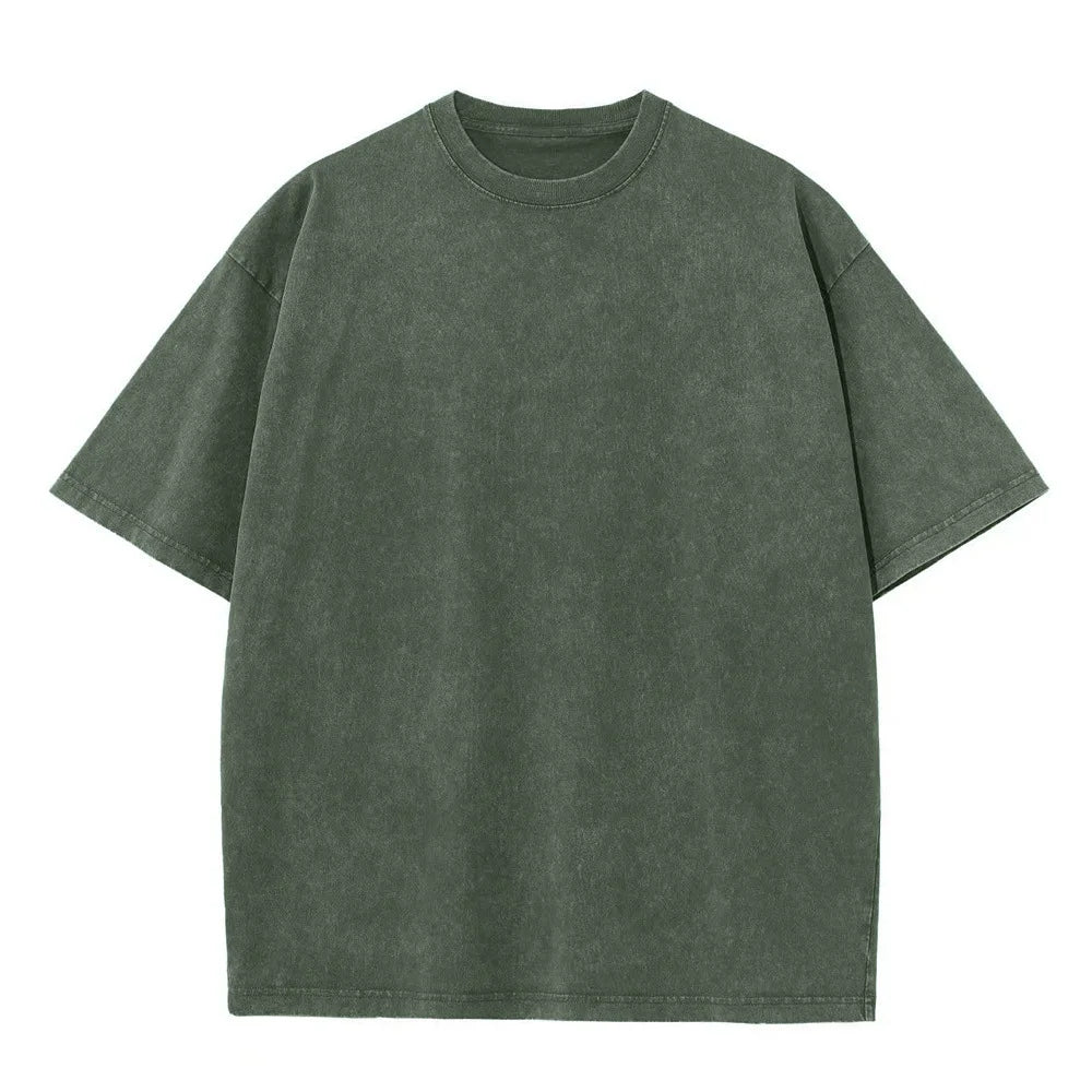 Men’s Washed Oversized Short-Sleeve T-Shirt