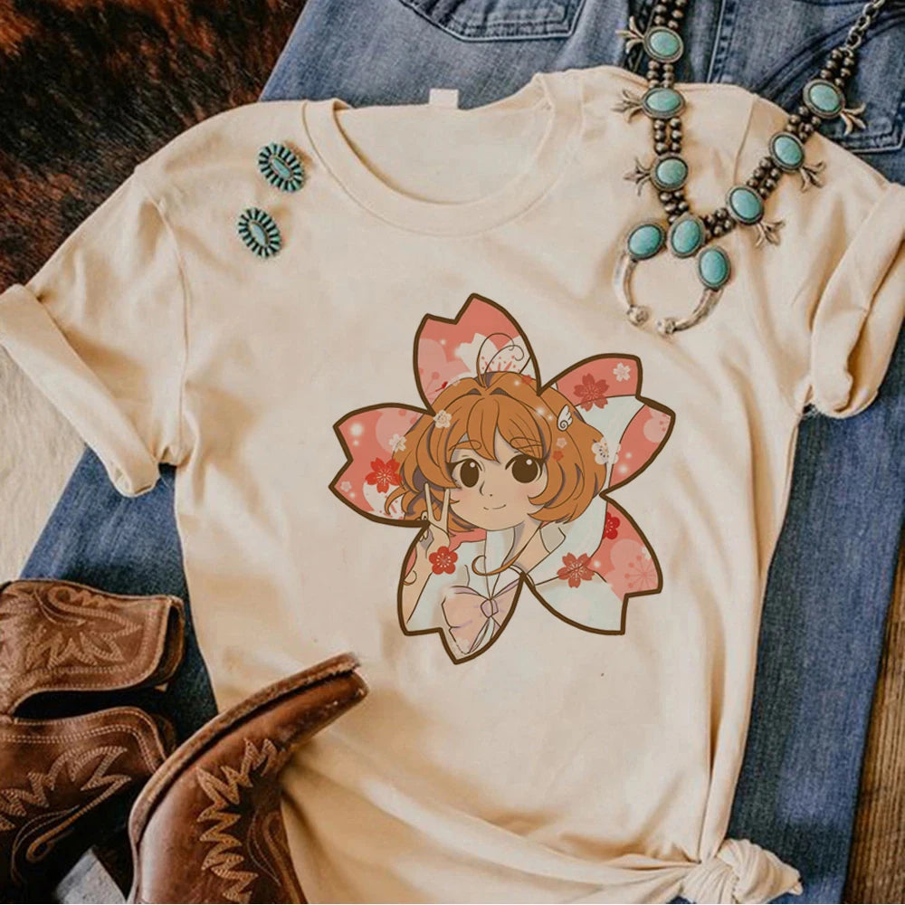 Cardcaptor Sakura Graphic Short-Sleeve T-Shirt