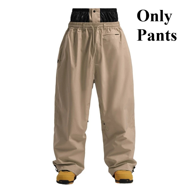 Full Length Loose Fit Ski and Snowboard Winter Pants