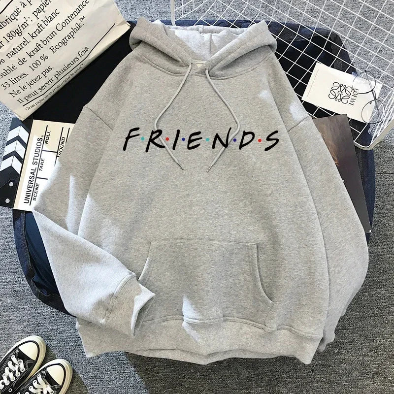 Letter Graphic Long Sleeve Pullover Casual Hoodie for Layering