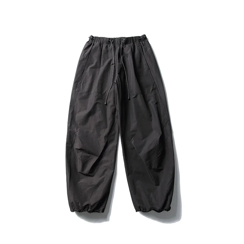 Men's Elastic Waist Loose Fit Casual Pants For Everyday Wear