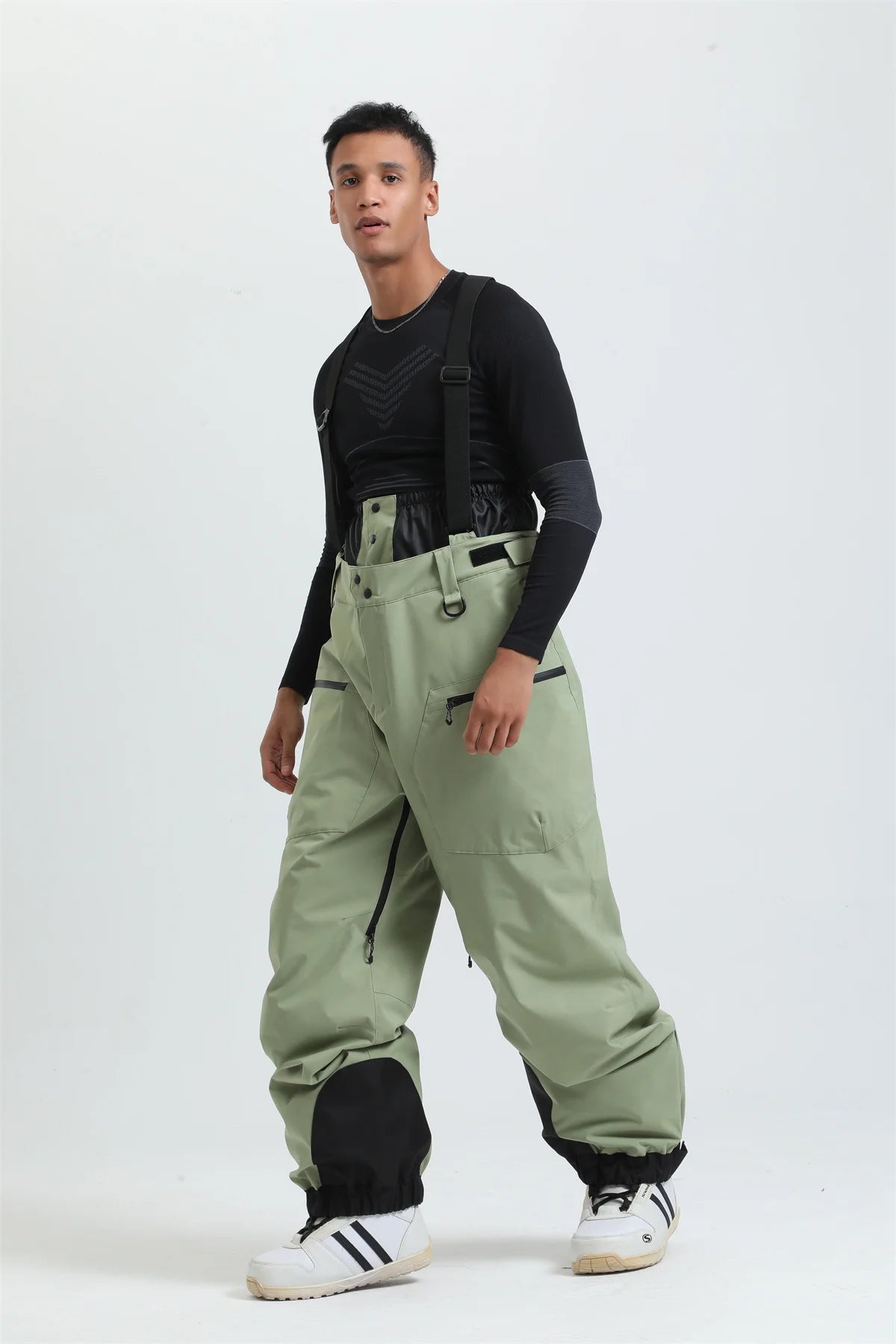 Full Length Suspender Ski and Snowboard Winter Bib Pants