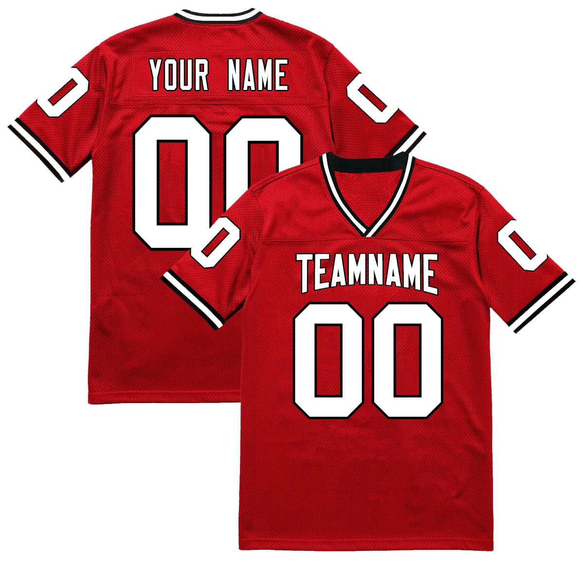 American Football Graphic Short Sleeve Crew Neck Sports T Shirt