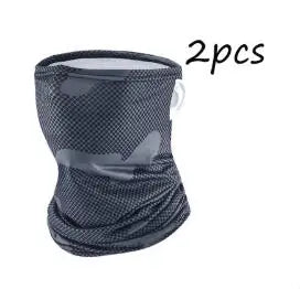 Patterned Tube Neck Gaiter Scarf with Face Coverage