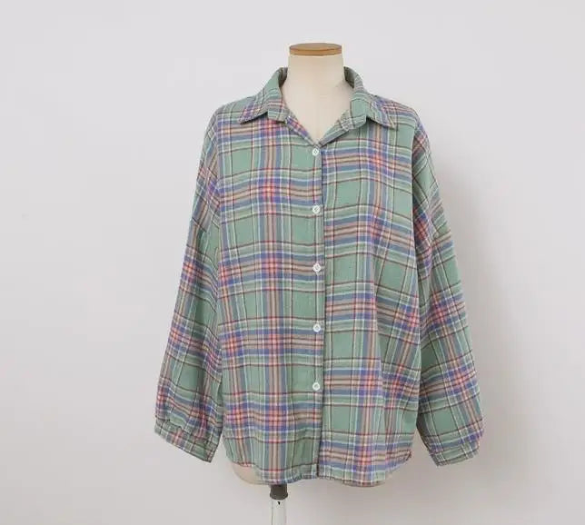 Women's Checked Long Sleeve Shirt