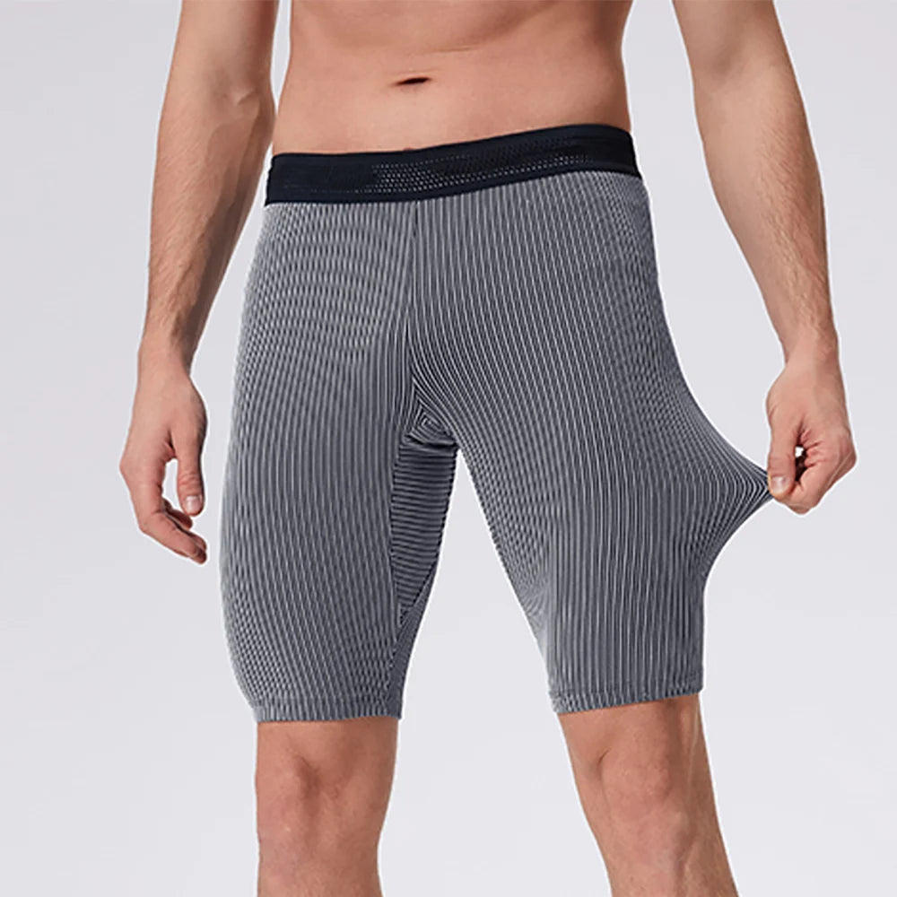 Men's Fitted Training Shorts for Gym and Running