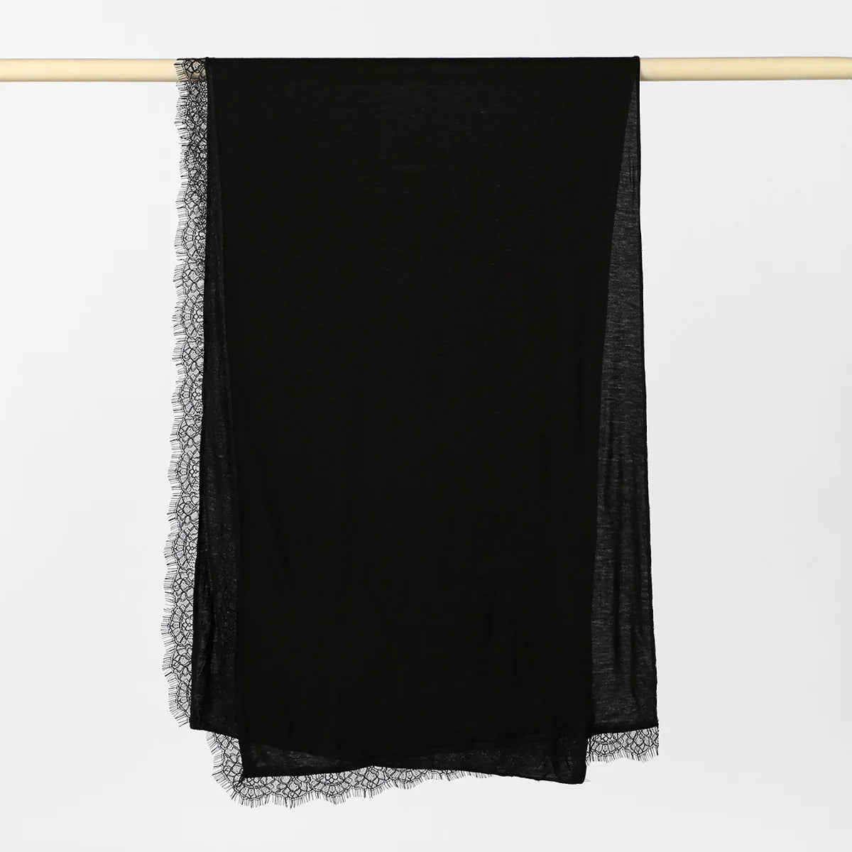 Solid Triangle Head Scarf with Tie Back Styling