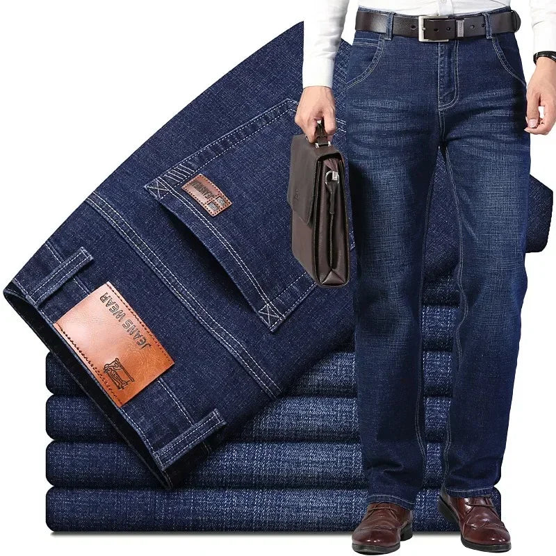 Men's Straight Leg Denim Jeans for Casual Everyday Wear