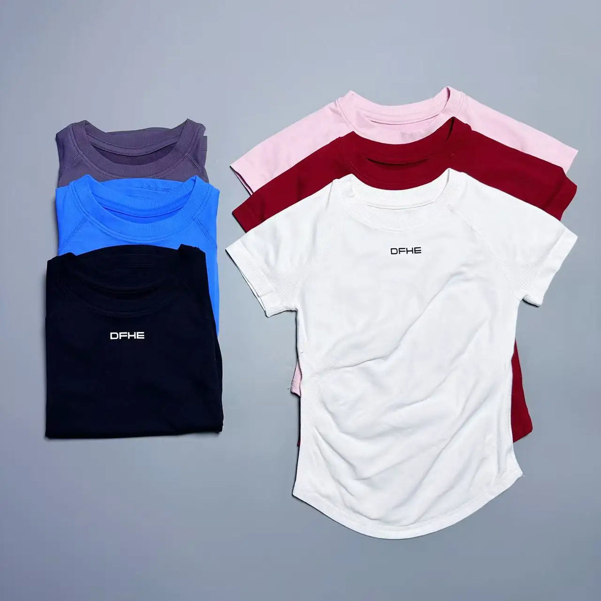 Women's Crew Neck Short Sleeve Sports T-shirt For Workout Outfits
