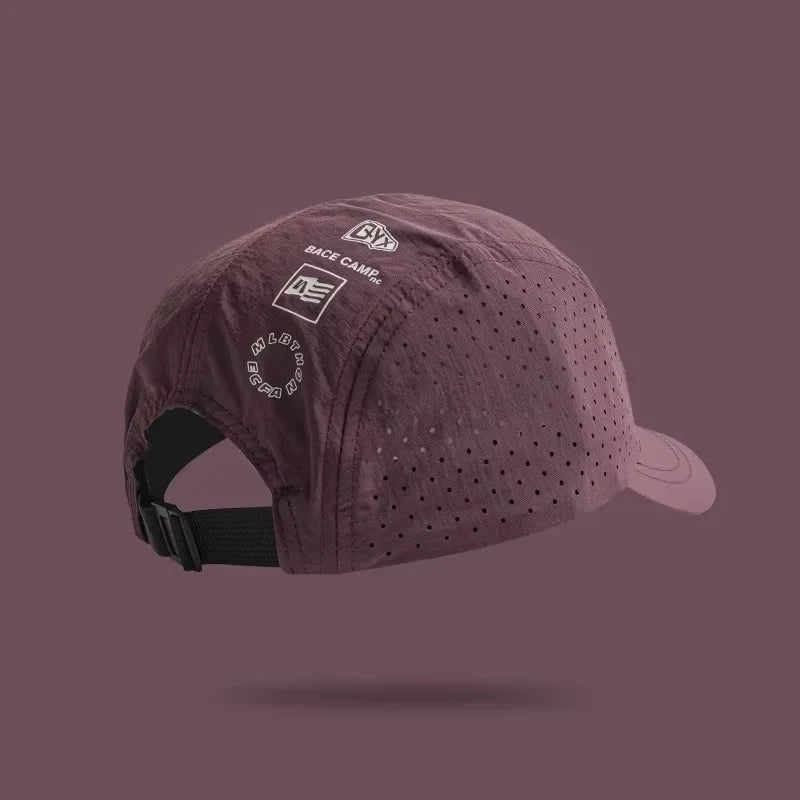 Adjustable Baseball Cap with Solid and Perforated Style Options