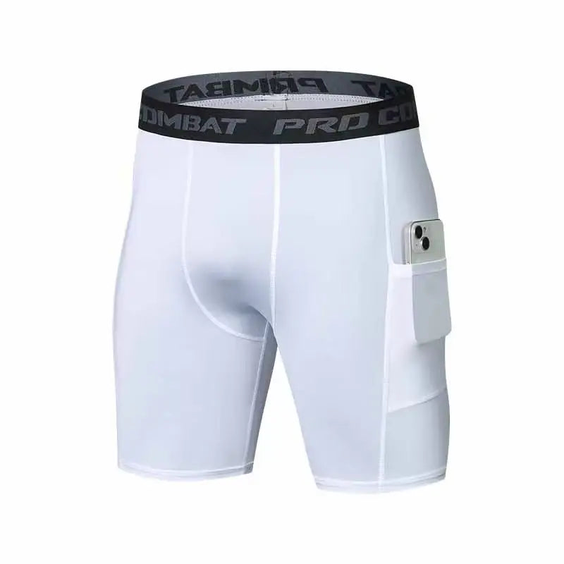 Men's Fitted Training Shorts for Gym and Running