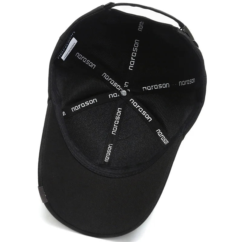 Solid Baseball Cap with Small Front Label Detail