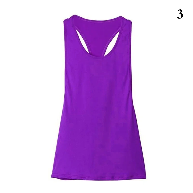 Women's Loose Racerback Sleeveless Sports Tank Top For Workout Outfits
