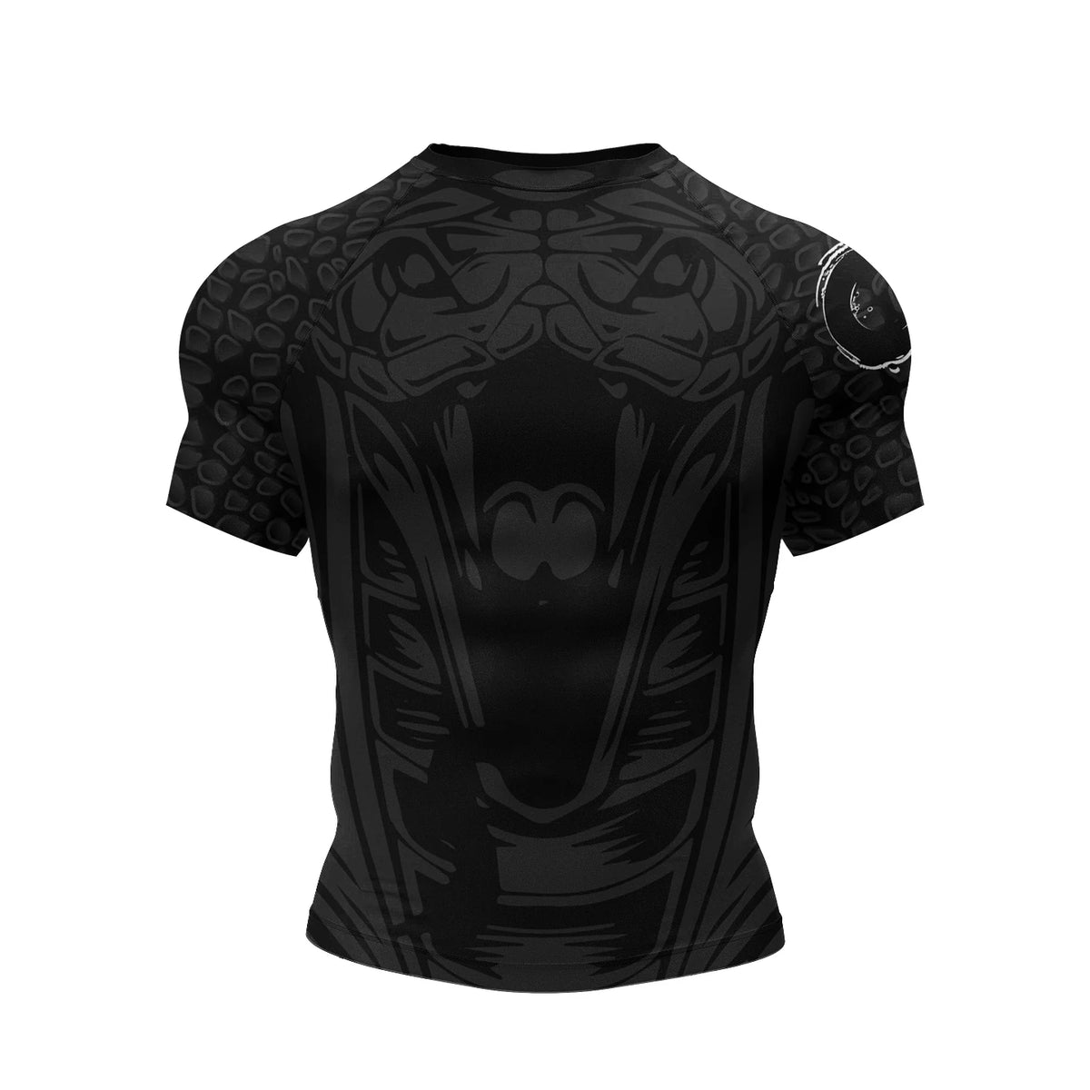 Robot Graphic Compression Short Sleeve T-shirt For Sports Outfits