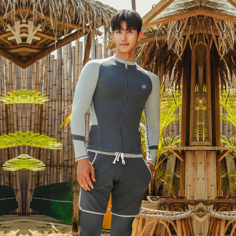 Family Long Sleeve Rash Guard Swimwear Selection