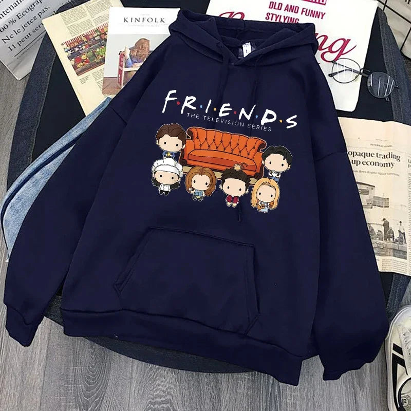 Letter Graphic Long Sleeve Pullover Casual Hoodie for Layering