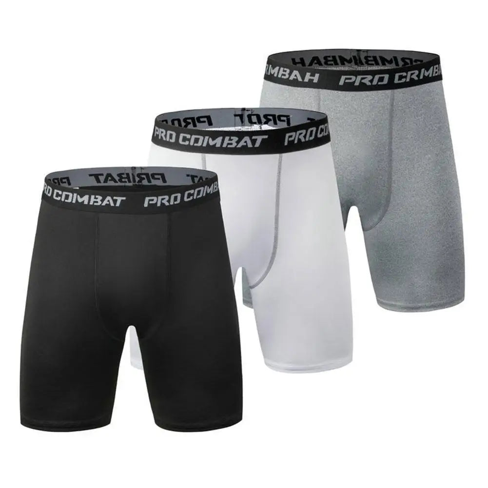 Men's Fitted Training Shorts for Gym and Running