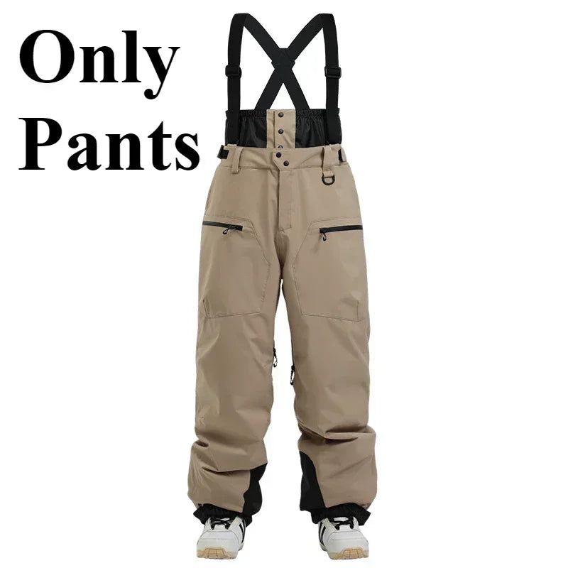 Full Length Suspender Ski and Snowboard Winter Bib Pants