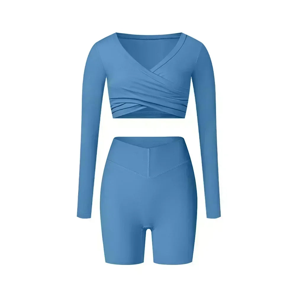 Women's Zip-Front Yoga Workout Set