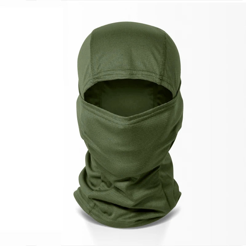 Full Face Balaclava Hood with Solid and Camouflage Options