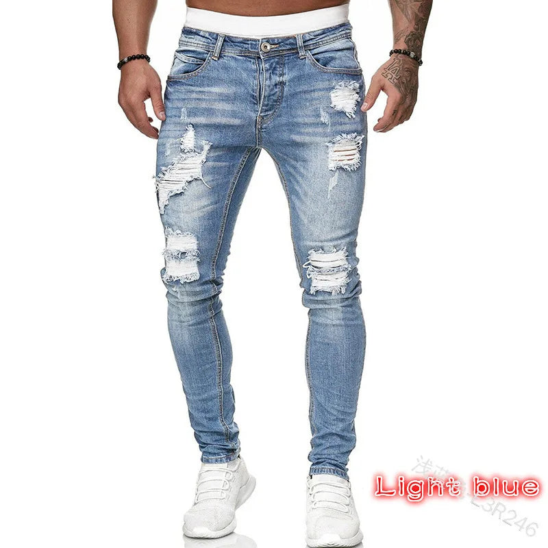 Men's Straight Leg Denim Jeans for Casual Everyday Wear