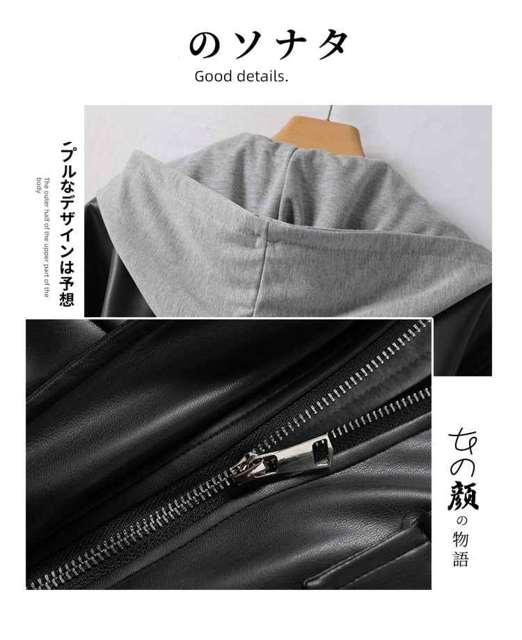 Big Brand Commuter Tail Stitching Hat False Two-Piece Sweaters