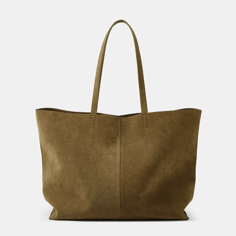 Women's Soft Shoulder Tote Bag with Carry Handles and Multiple Shapes