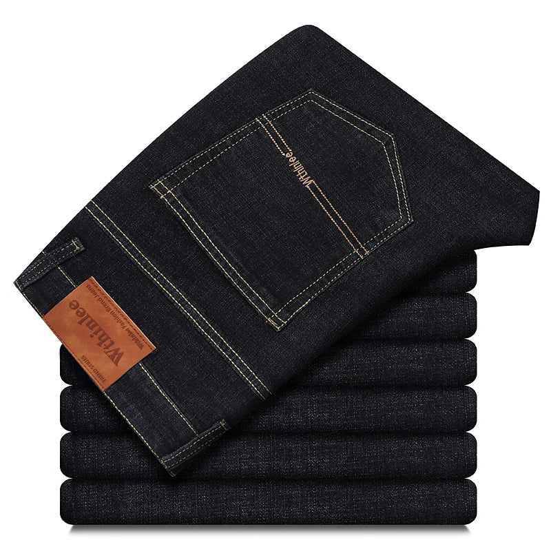 Men's Straight Leg Denim Jeans for Casual Everyday Wear