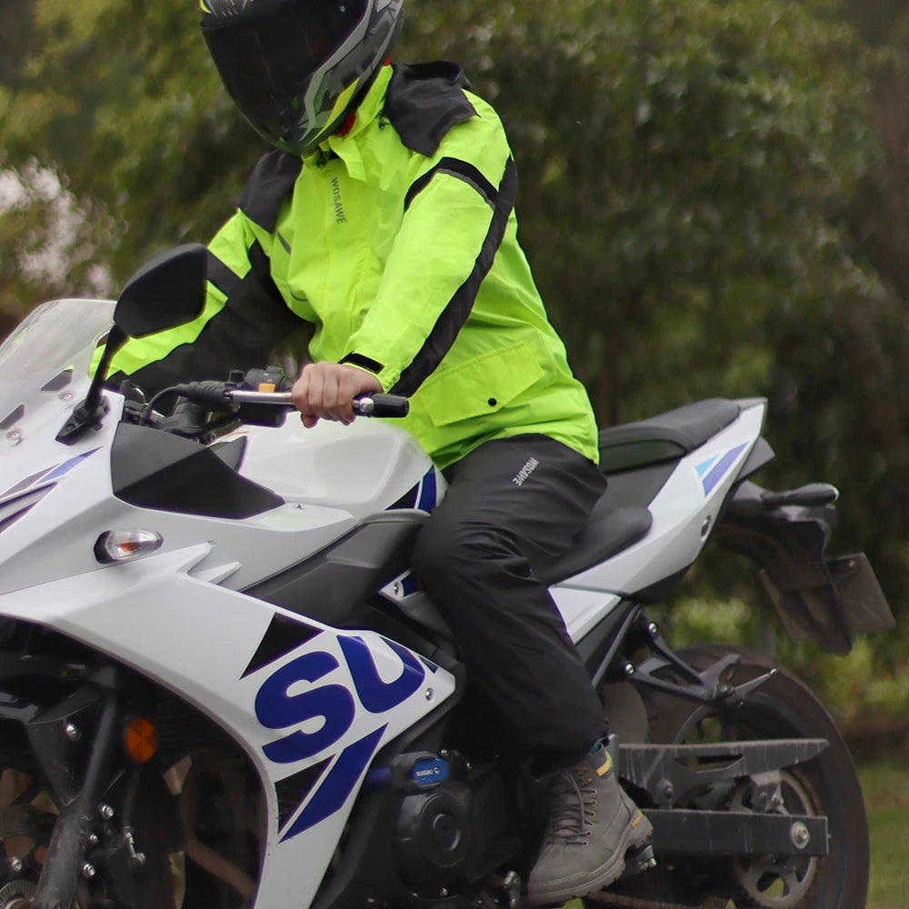 Outdoor Hooded Jacket and Trouser Clothing Set with Style Options