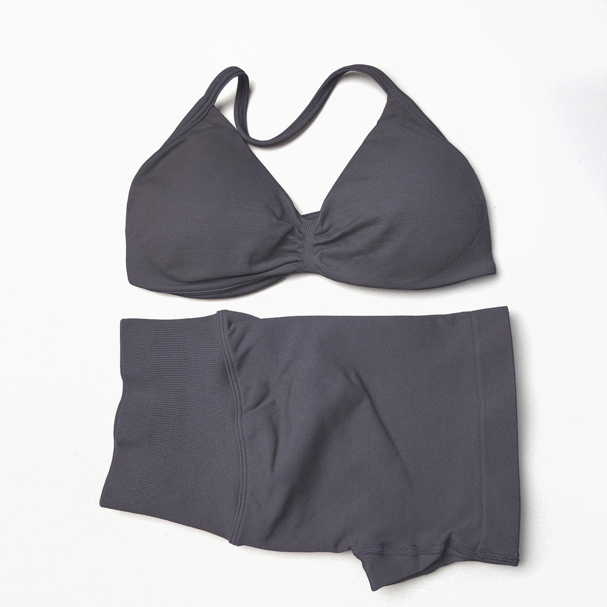 Women's Halter Bra And Shorts Yoga Set For Workout Outfits