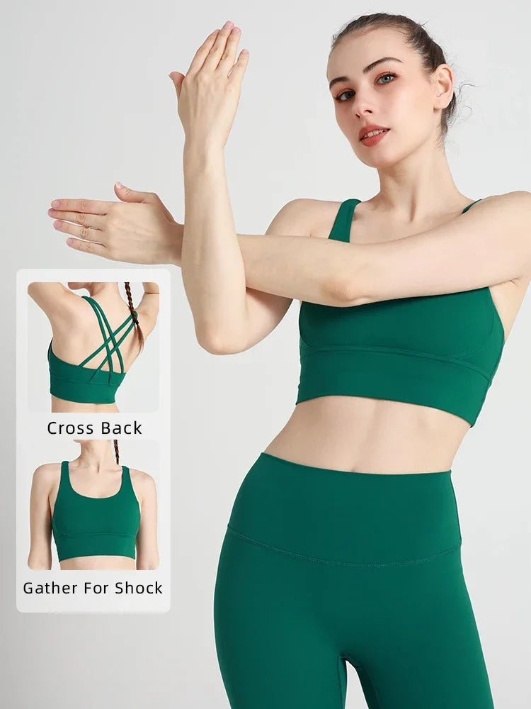 Women's Cross-Back Sports Bra