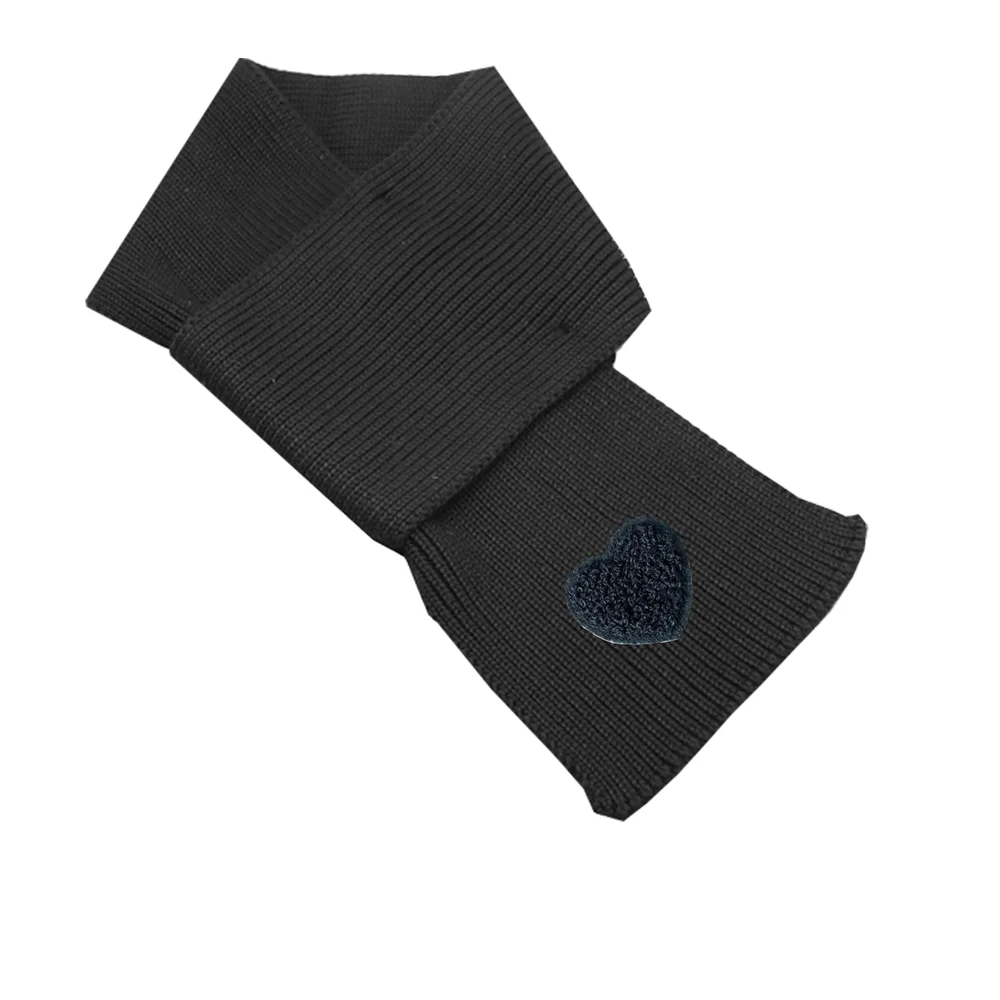 Children's Cotton Knitted Beanie with Patch Designs and Original Size Options