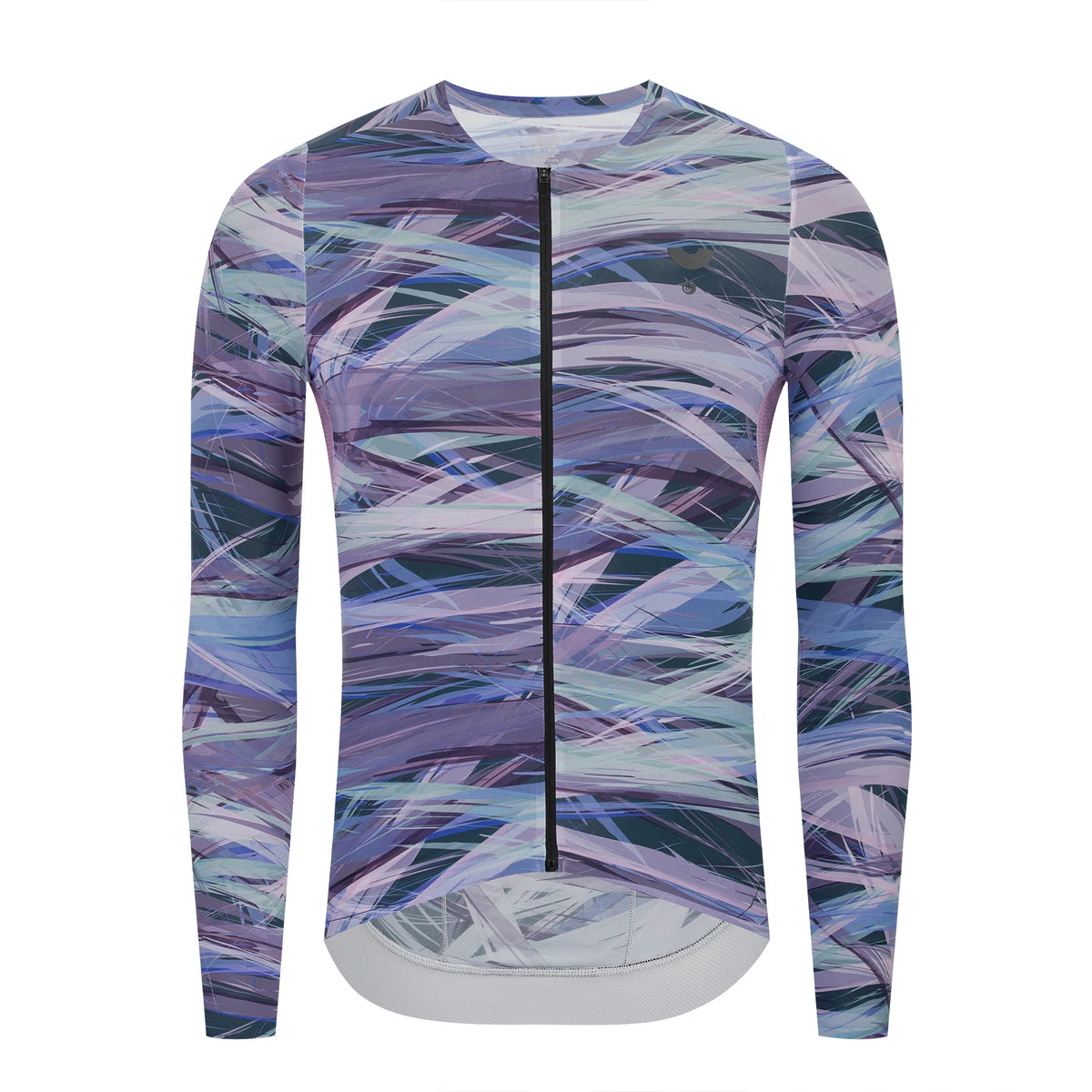 Men's Abstract Print Cycling Jersey with Short and Long Sleeve Options