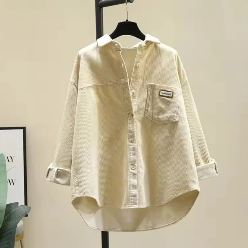 Women's Long Sleeve Button Front Shirt