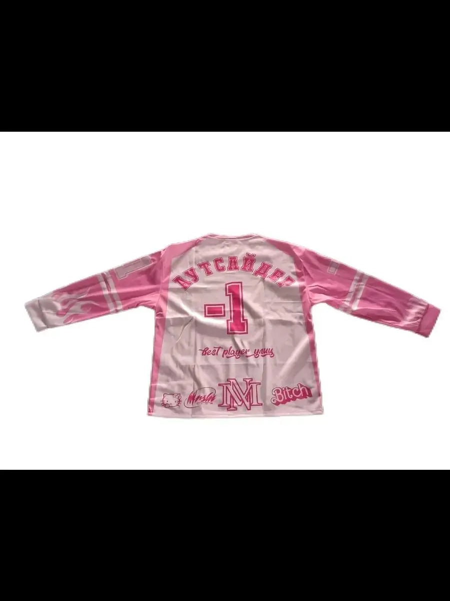 Russia Inspired Graphic Long Sleeve Jersey For Sports Outfits