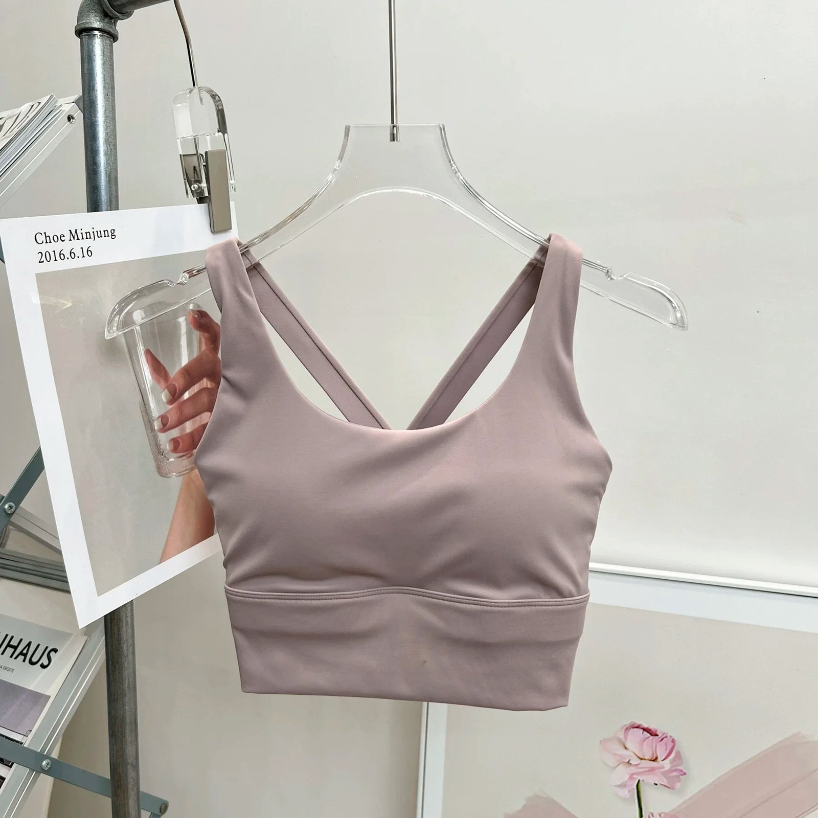 Women's Cross-Strap Sports Bra