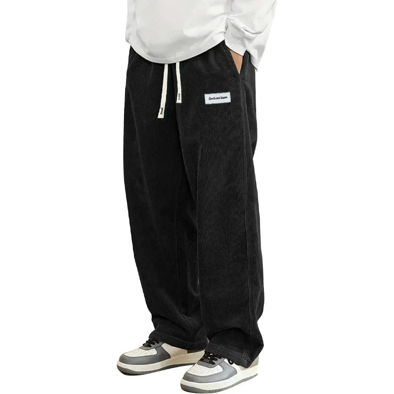 Men's Elastic Waist Casual Pants For Everyday Wear
