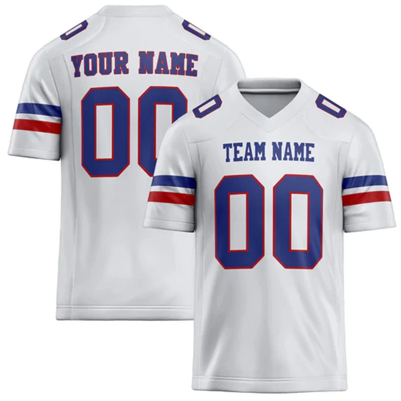 Rugby Graphic Short Sleeve Sports Jersey with Number Print
