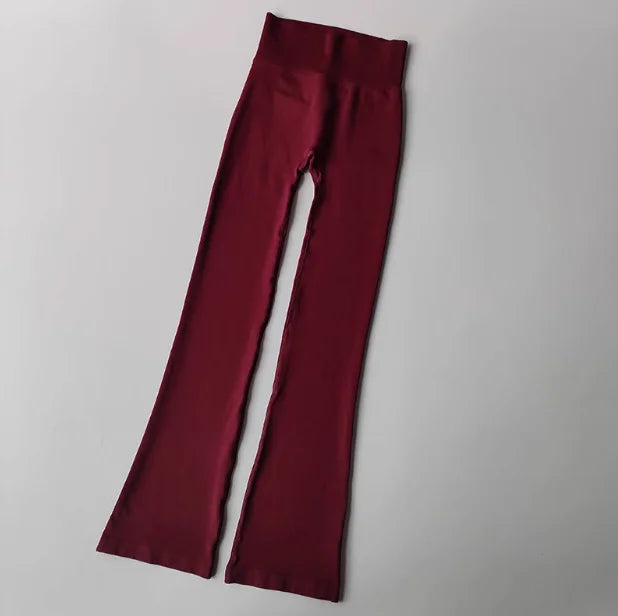 Women's High Waist Flared Yoga Pants